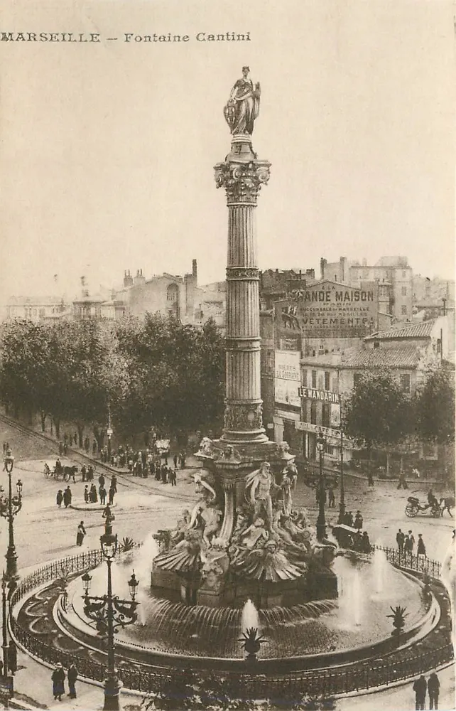 MARSEILLE — Fontaine Cantini — Publisher Unidentified - Front
