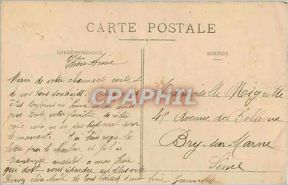 Rouen - A Bolsa — C.V. - 437 — editor C.V. - Verso