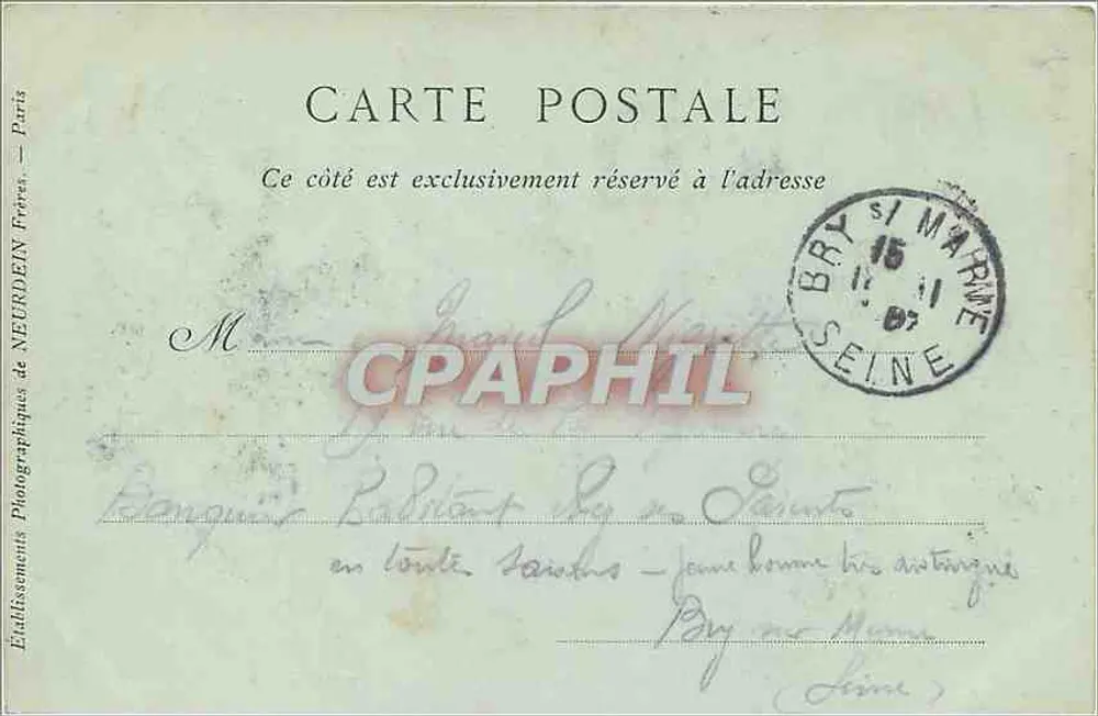 Forêt de Fontainebleau — Le Long Rocher, la Grotte Péatrix — Cliché G. Leidenfrost - Verso