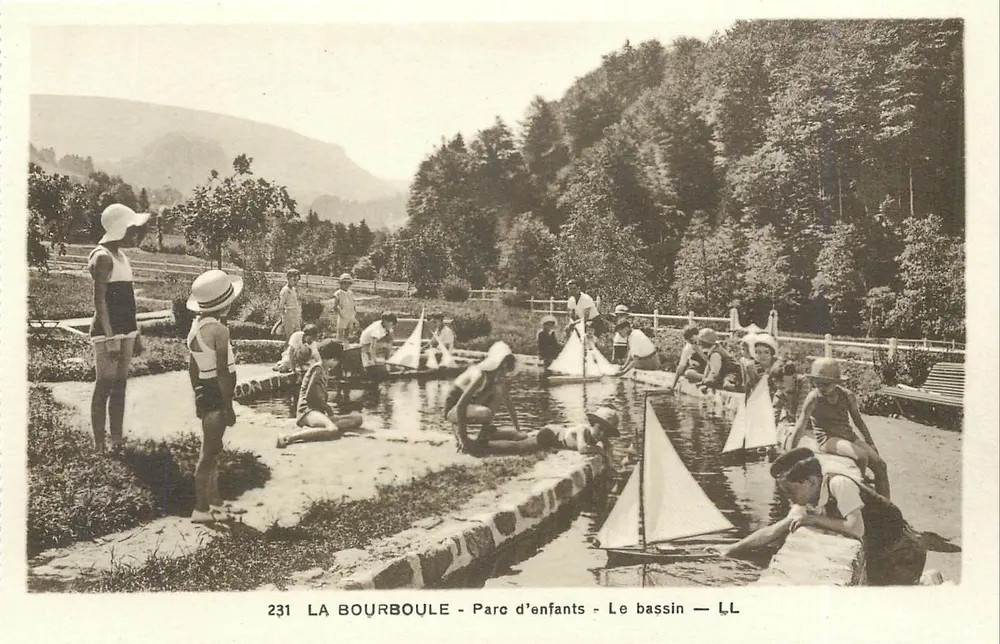 La Bourboule - Parque Infantil - O Piscinão — LL - Frente