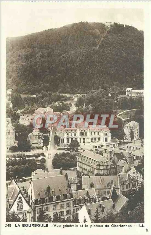 La Bourboule - Vue générale et le plateau de Charlanne — LL - Recto