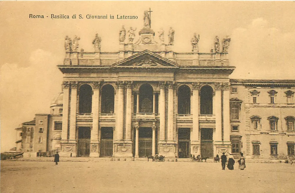Roma - Basílica de São João no Laterano — editor Futotipia Alteroeca - Terni, n° 65 - Frente
