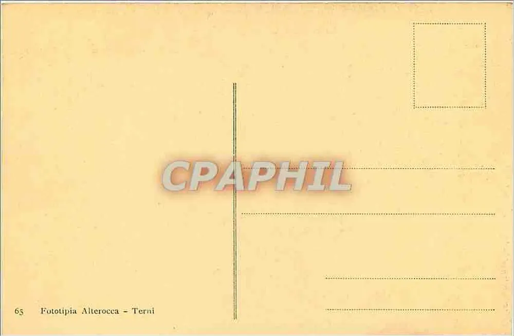 Roma - Basílica de São João no Laterano — editor Futotipia Alteroeca - Terni, n° 65 - Verso