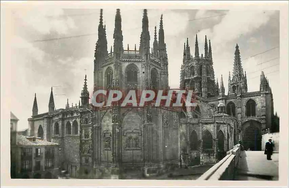 Burgos — Cathedral, rear part — Gardo Carrilla, n° 64 - Front