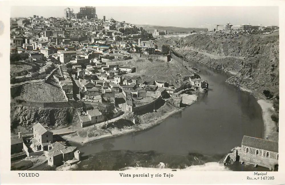 Toledo — Teilansicht und Fluss Tajo — Manipel, Nr. 142205 - Vorderseite