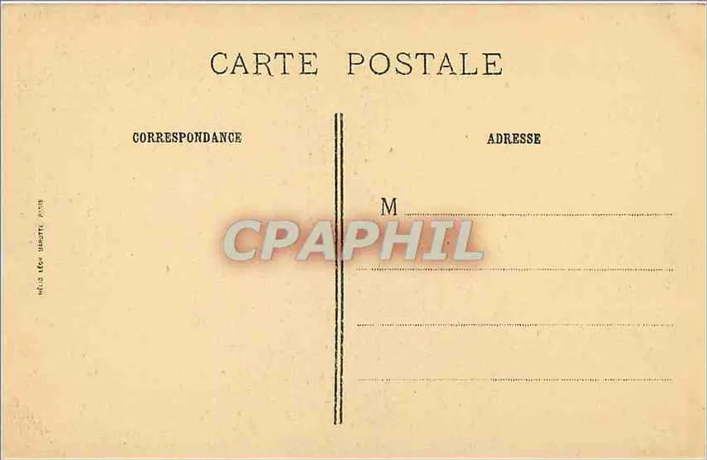 Pastor e Pastoreira — J.-E. Bulloz, Editor — n° 22.029 - Verso