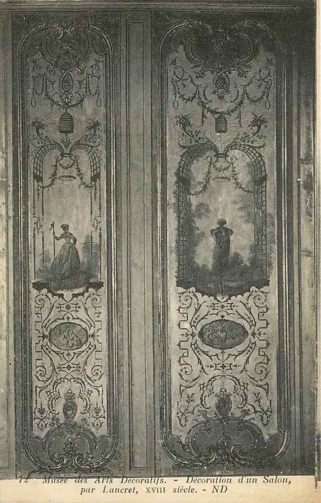 Zimmerdekoration, von Lancret, 18. Jahrhundert — Musée des Arts Décoratifs — Nr. 72 - Vorderseite