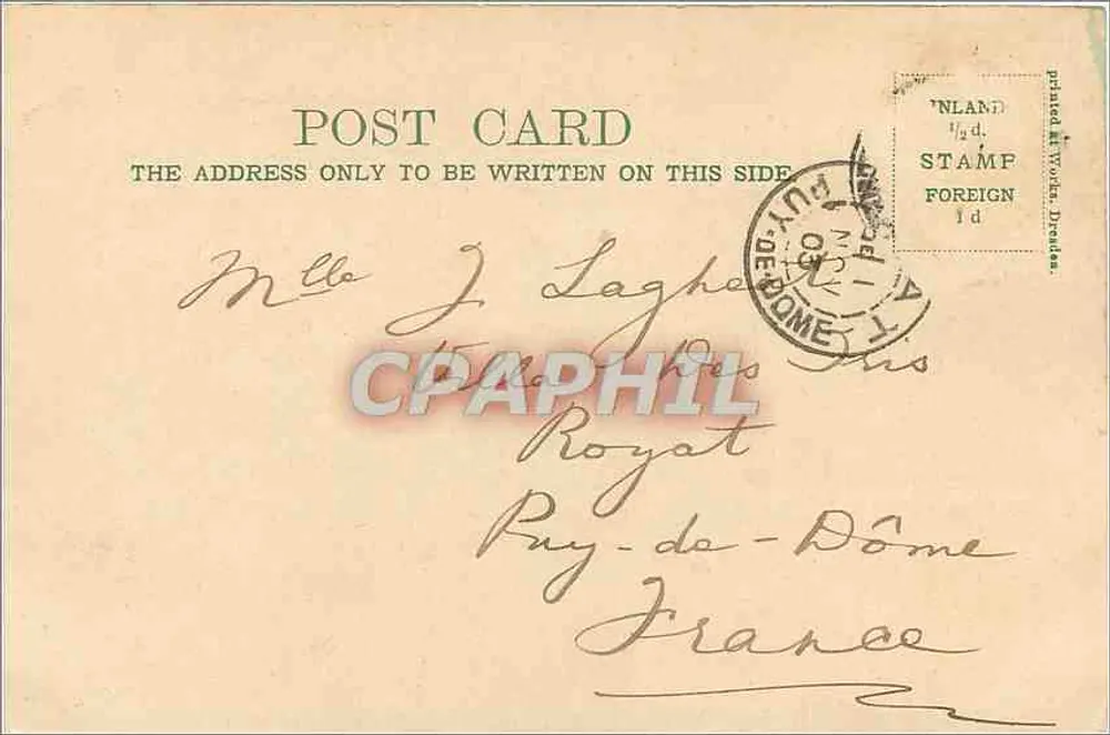 Torre de Londres vista do rio — Stengel & Co. London E.C. 29 Redcross Street 4353 - Verso