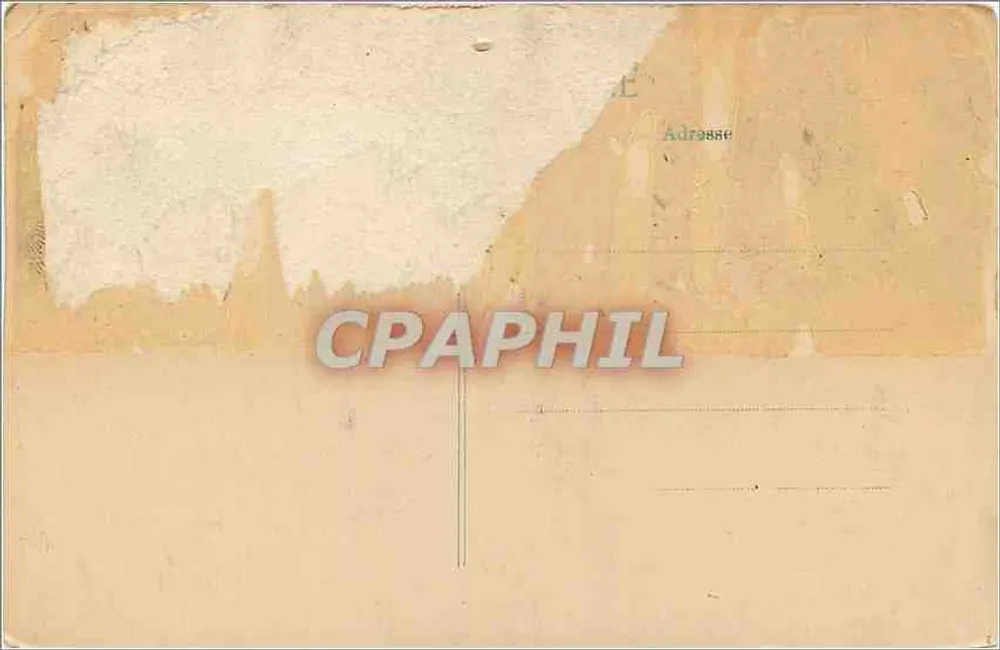 Bombardement de REIMS — La Cathédrale en feu — Éditeur E.P.D. n° 1914 - Verso