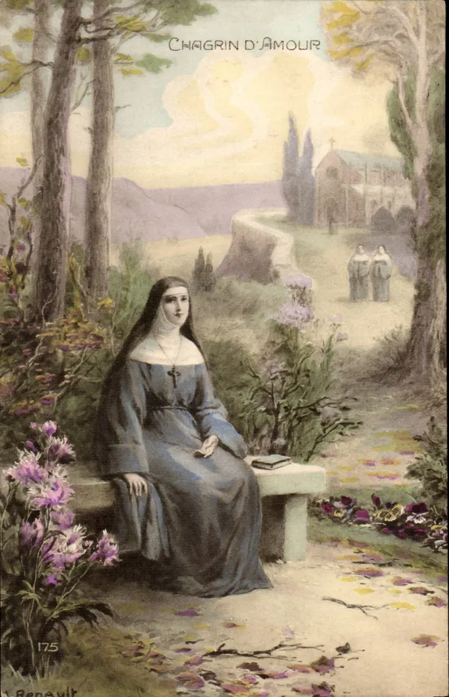 Chagrin de Amor — Tema religioso — J. Benevilt, n° 175 - Frente