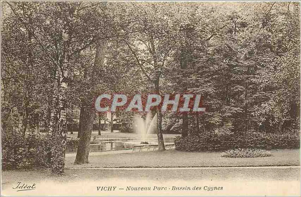 Vichy — Neuer Park — Schwannenteich — Ideal - Vorderseite