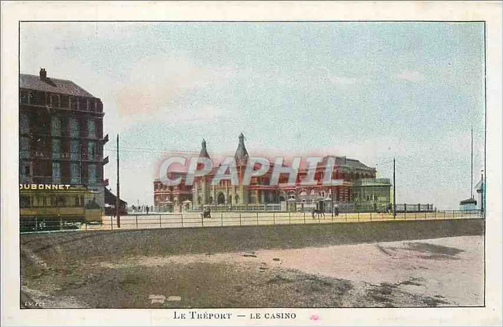 Le Tréport — O Casino — Editor Dubonnet, n° 24 - Frente