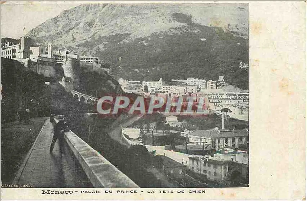 Monaco - Palais du Prince - La Tête de Chien — Staerch, Paris - Recto