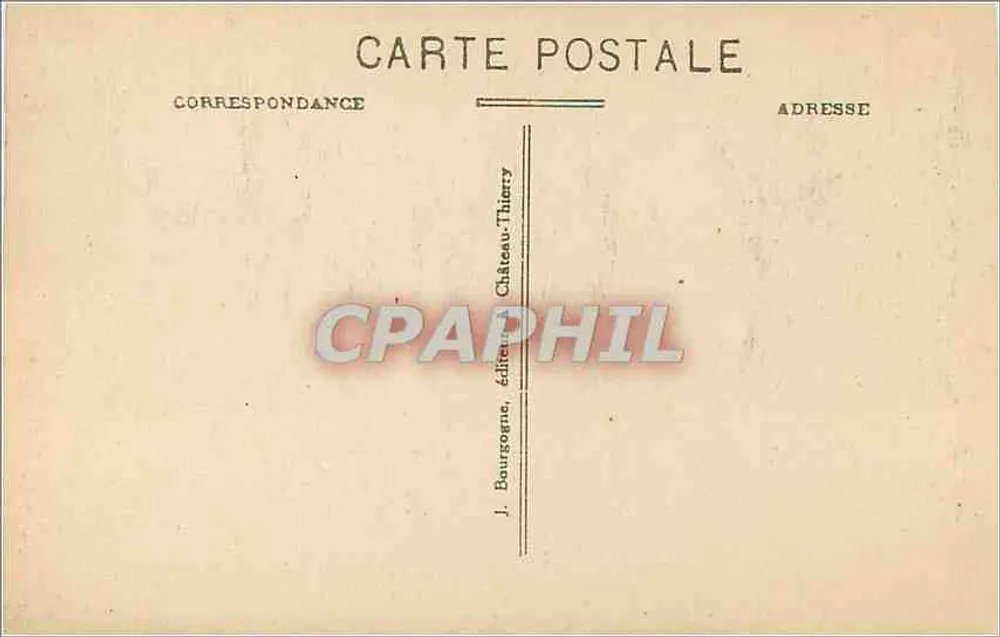 Meaux — A Catedral — editor J. Thiarry, Borgonha - Verso