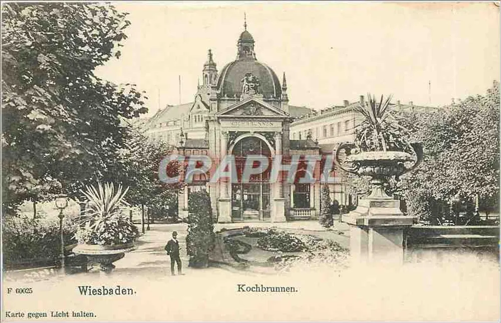 Wiesbaden — Kochbrunnen — Kunstanstalt Laute & Balzani, n° 60025 - Frente