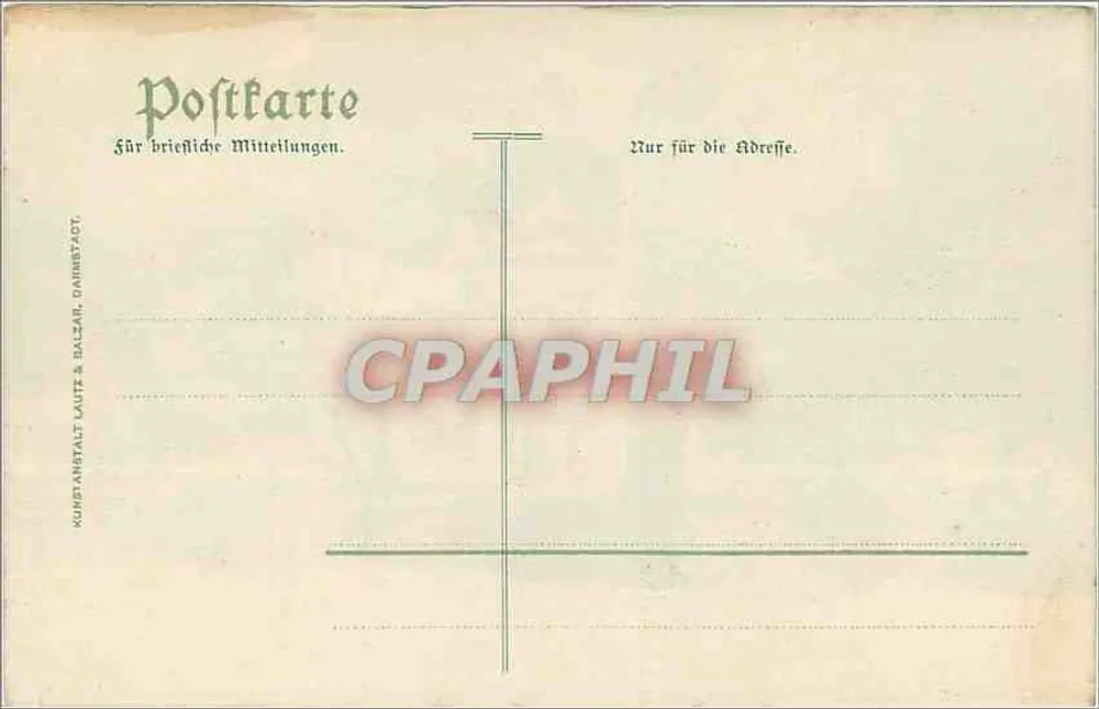 Wiesbaden — Kochbrunnen — Kunstanstalt Laute & Balzani, n° 60025 - Verso
