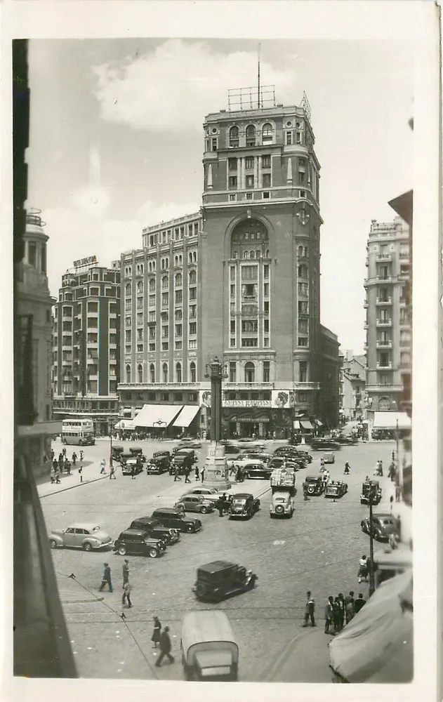 Madrid: Plaza del Callao — Verlag García Villarbeza, Nr. 115 - Vorderseite