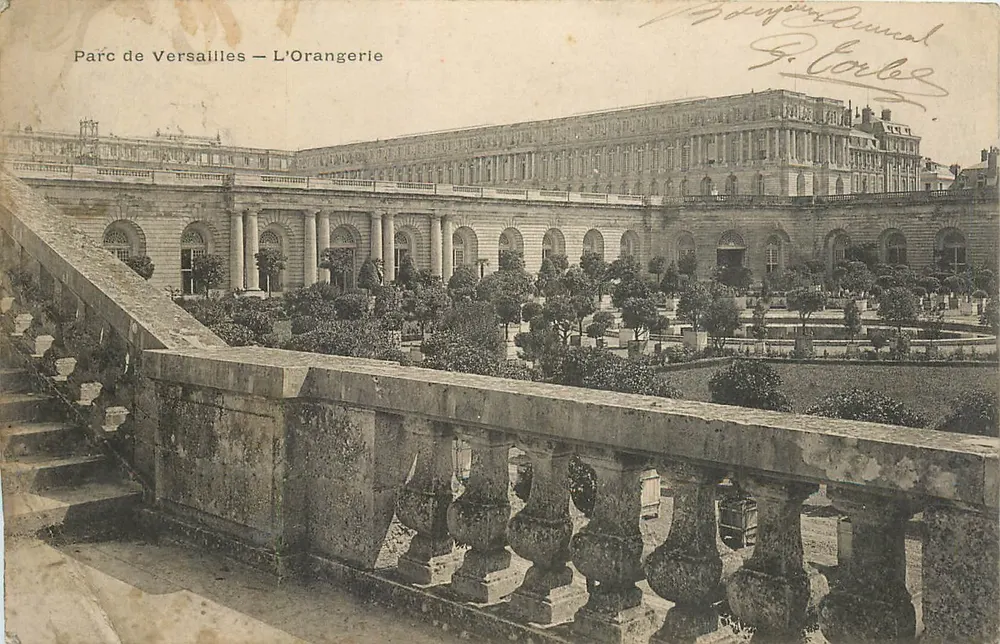 Parc de Versailles — L'Orangerie — Éditeur impr. G. Corbez - Frente
