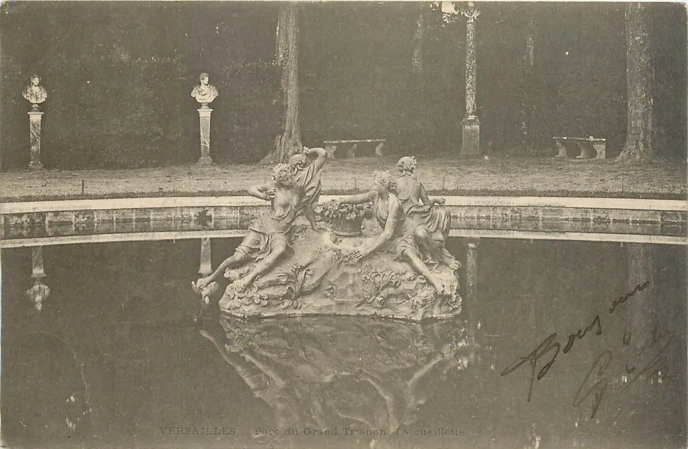 Versailles - Parque do Grande Trianon. A Colheita — Editor: Bonnefous - Frente