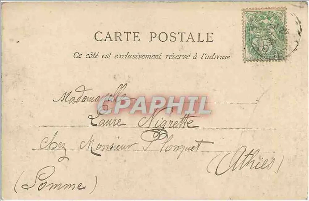 Versailles - Parque do Grande Trianon. A Colheita — Editor: Bonnefous - Verso