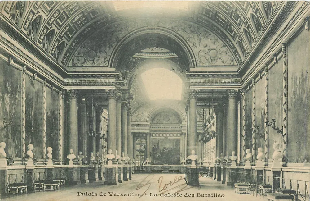 Palais de Versailles — La Galerie des Batailles — Éditeur G. Lorie - Recto