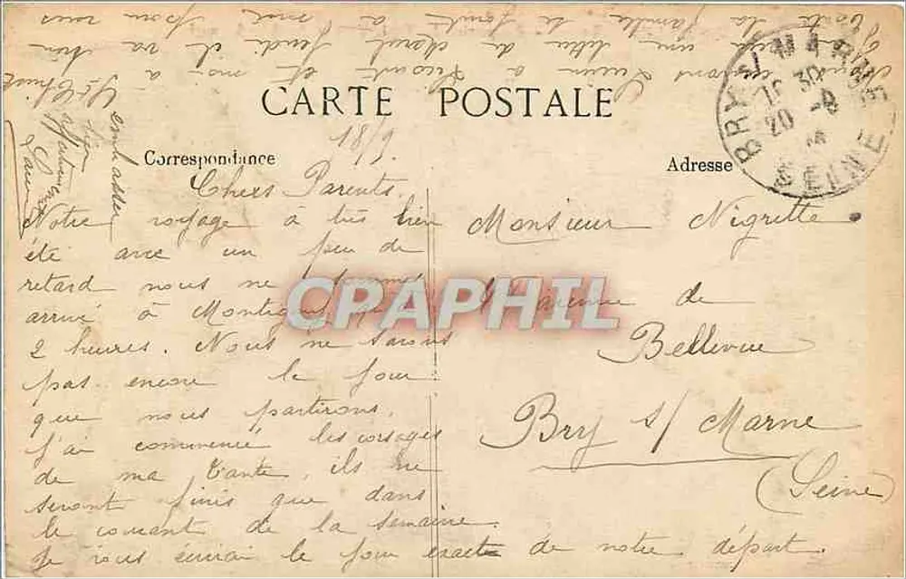 Versailles — Latone — Perspective du Tapis Vert et du Grand Canal — éditeur HD, n°42 - Verso