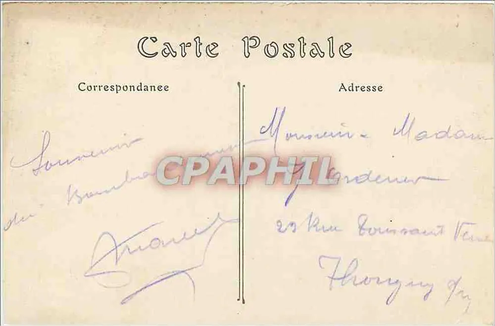 Kathedrale von Reims — Südseite durch die Deutschen am 18. September 1914 in Brand gestellt — Sammlung H. George - Rückseite
