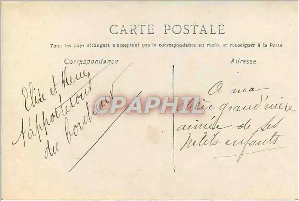 Casais apaixonados — com pombas — editor desconhecido, n° 156 - Verso