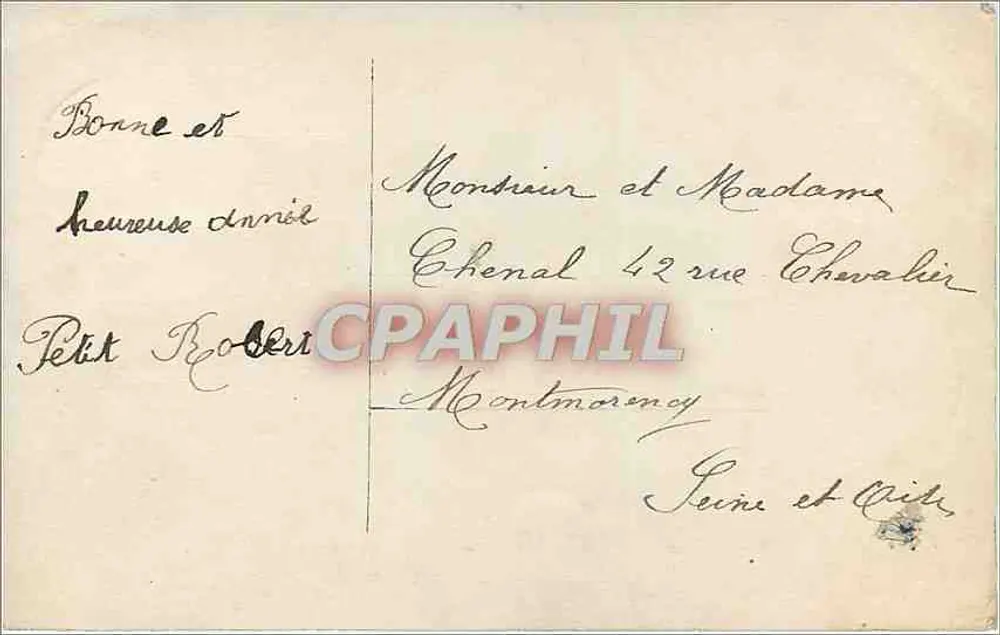 Criança com arranjo — Boa Ano — Editor 619 - Verso