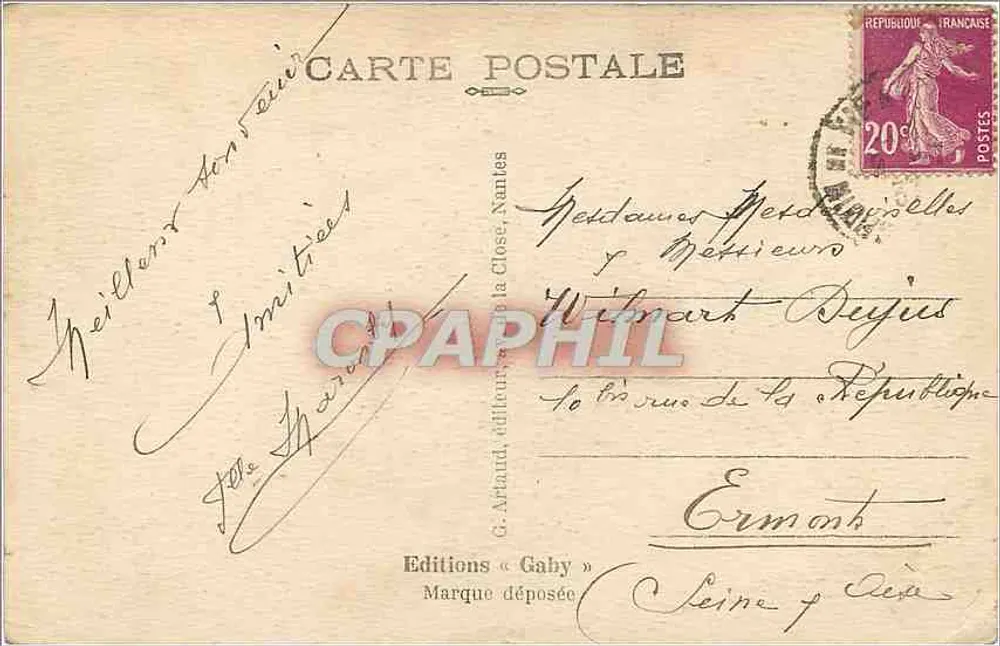 Dwie małe Sablaise — Gdy mały brat śpi, idziemy na kokietki na nasypie — Gaby, n°13 - Rewers