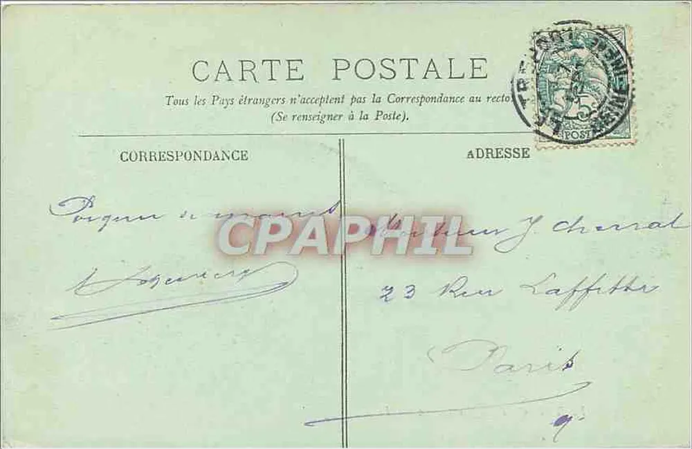 Le Tréport — O Casino — LL. - Verso