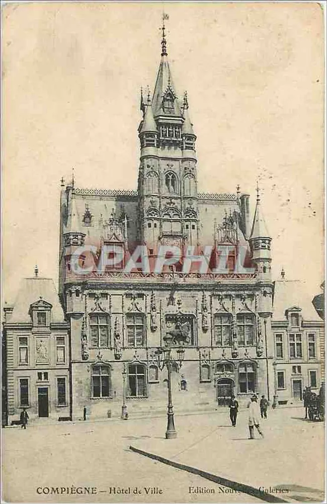 Compiègne — Hotel de Ville — Edição Nouvelles Galeries - Frente