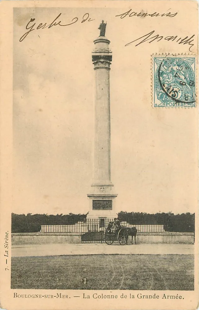 Boulogne-sur-Mer — Säule der Grande Armée — La Strène, Nr. 7 - Vorderseite
