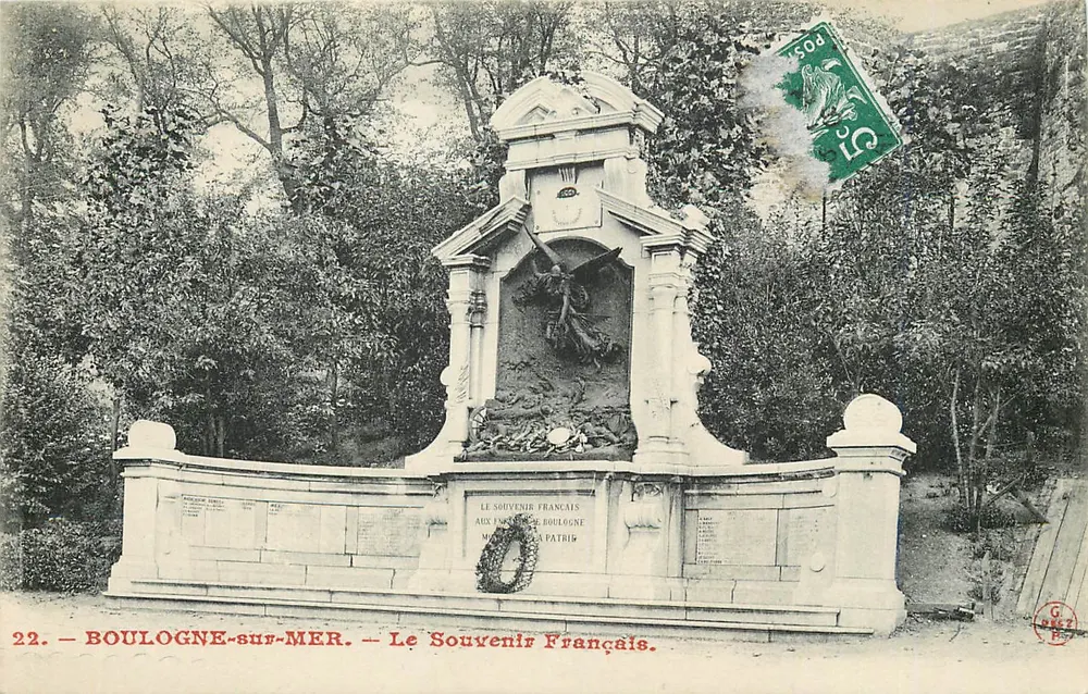 Boulogne-sur-Mer — Le Souvenir Français — éditeur anonyme, n° 22 - Recto