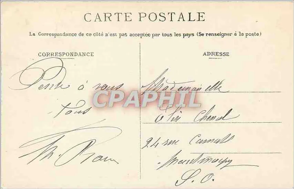 Boulogne-sur-Mer — Le Souvenir Français — éditeur anonyme, n° 22 - Verso