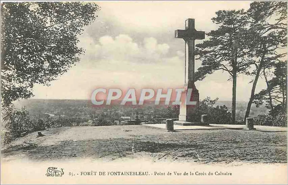 Wald von Fontainebleau — Aussicht von der Kreuzung Calvaire — n° 85 - Vorderseite