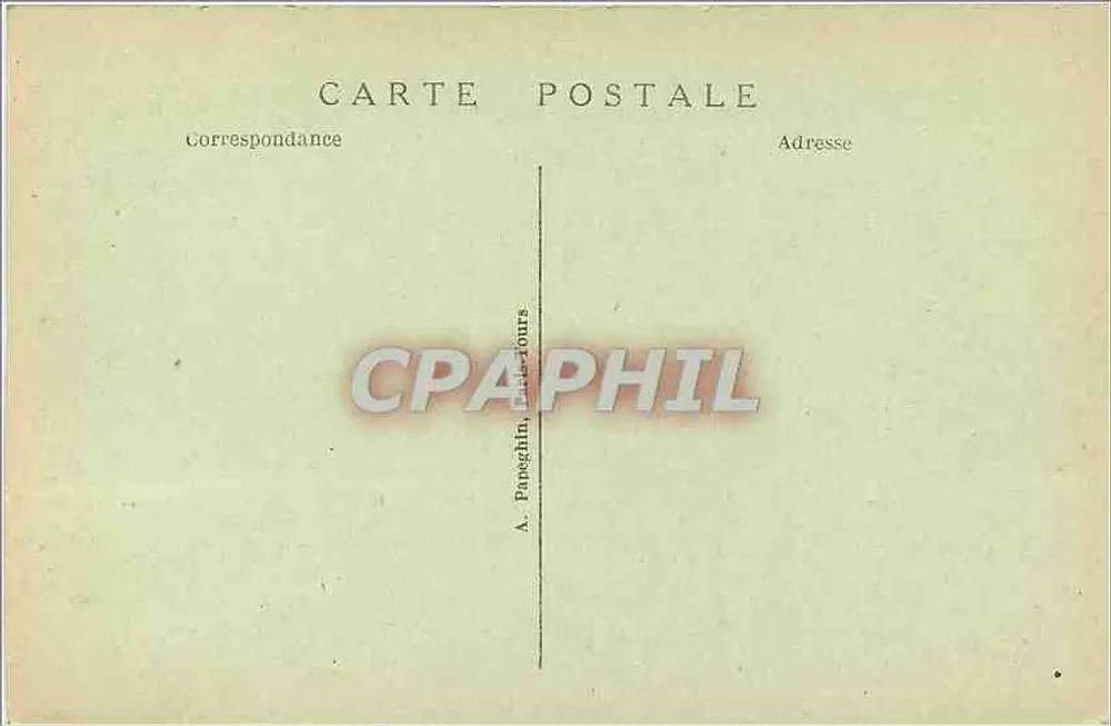 Tours (Indre-et-Loire) — A Estação — A.P. - Verso