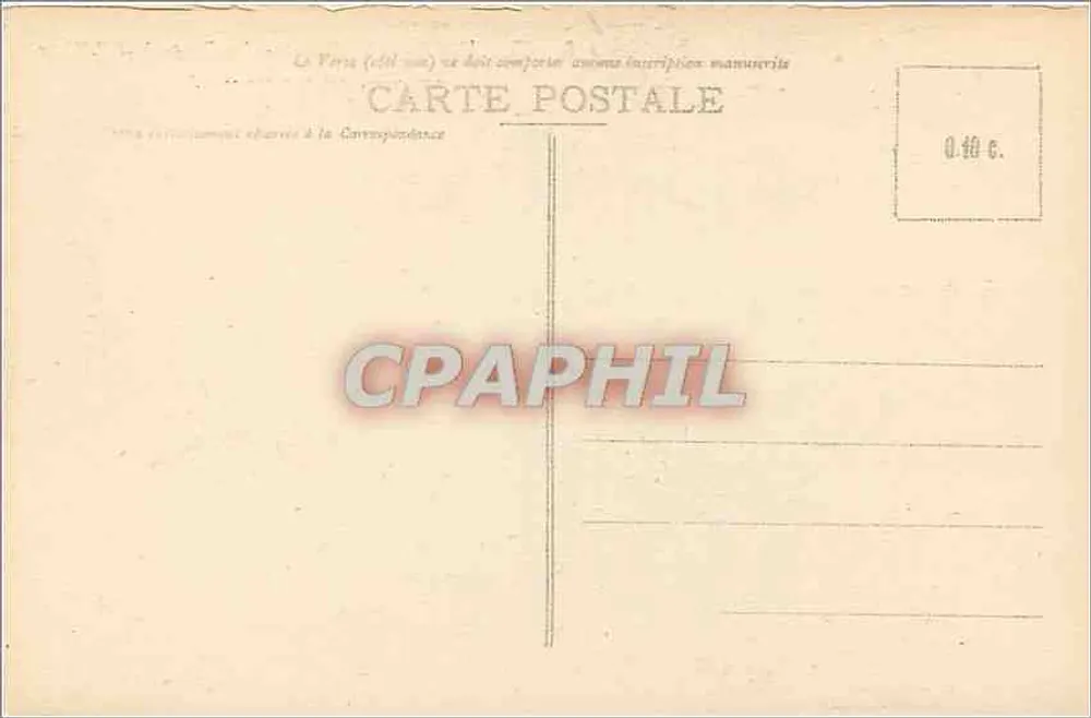 Mont-Saint-Michel — Die Mauern und die Abtei — J.P. 95, Sonderausgabe in der Abtei - Rückseite
