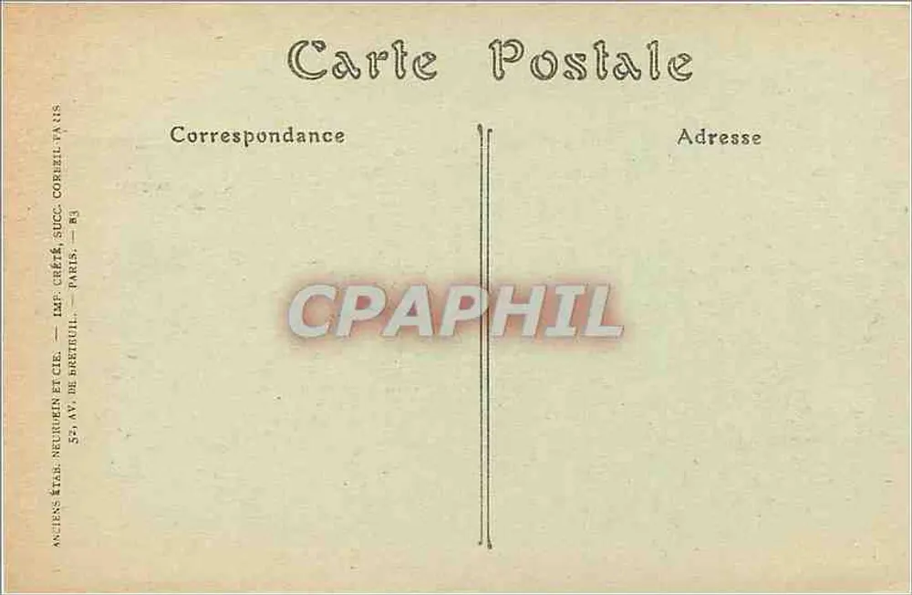 Le Tréport — Vista geral — Imp. Gréte, Paris - Verso