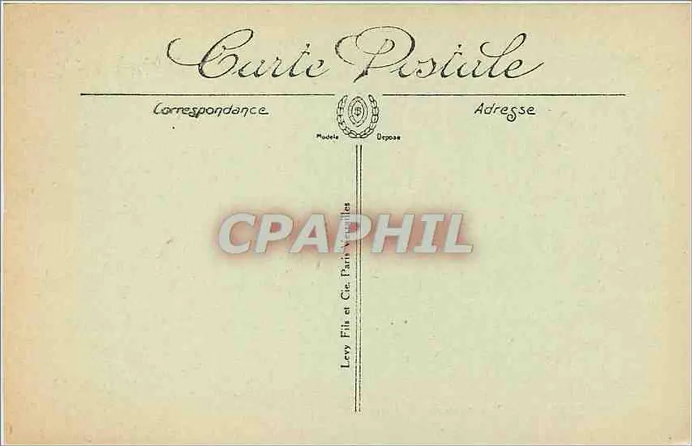 Le Tréport — Vista Geral — E.I. — n° 180 - Verso