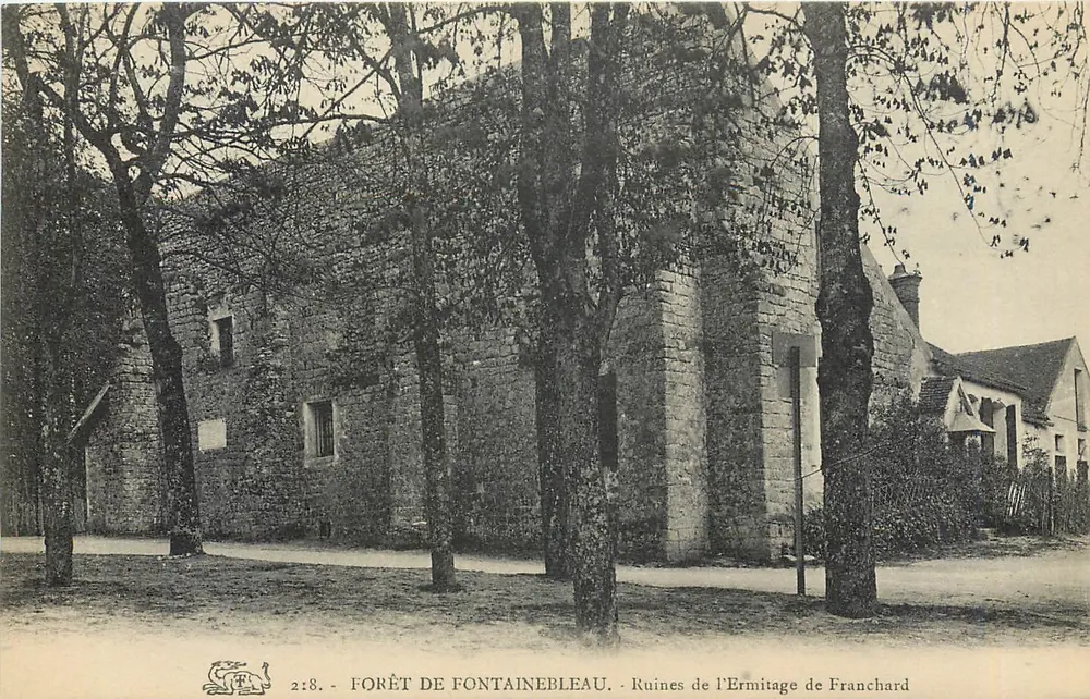 Ruinen des Hermitages von Franchard — Forêt de Fontainebleau — Verleger: 218 - Vorderseite