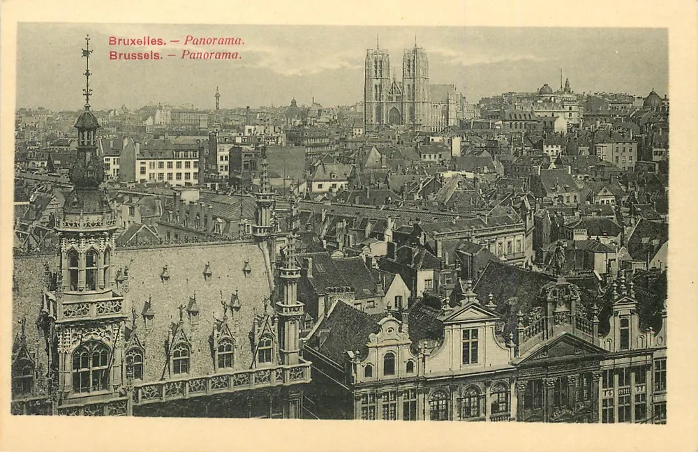 Bruxelas — Panorama — Edição Nicolas, 34, Grand'Place - Frente