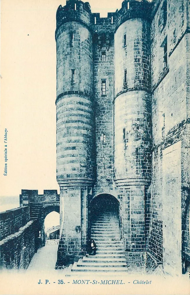 Mont-Saint-Michel — Châtelet — Edição especial na Abadia - Frente