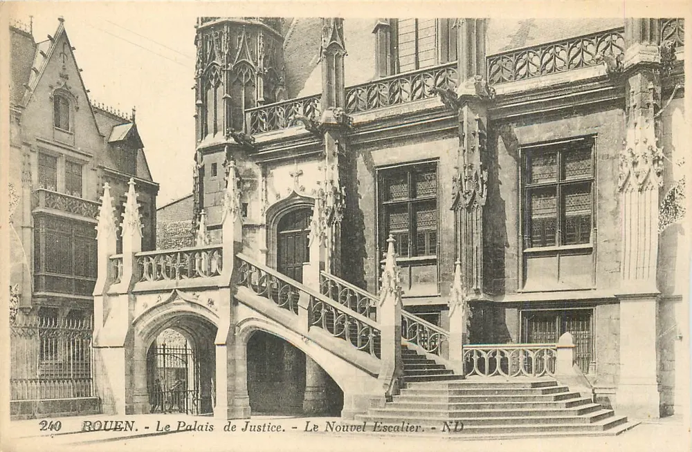 ROUEN - Le Palais de Justice - Le Nouvel Escalier - ND - Recto