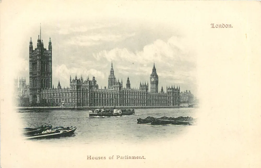 Häuser des Parlaments — London - Vorderseite