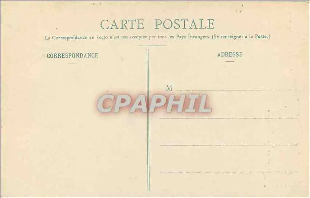 Chartres — Escada da Rainha Berthe — Ch. Fanceault, editora, Dreux - Verso