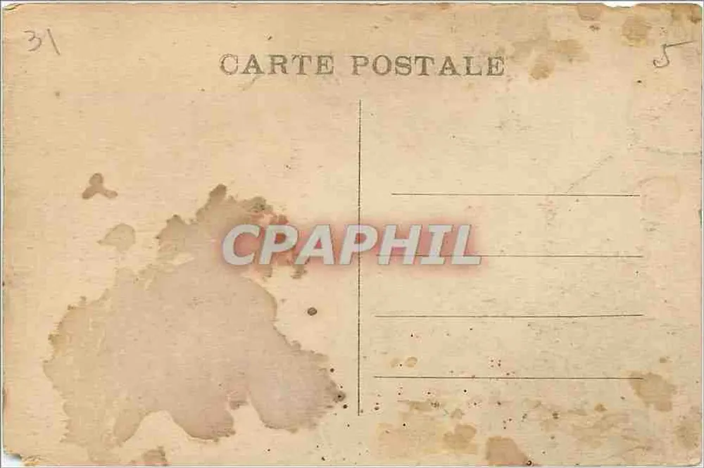 Toulouse - Rue Alsace-Lorraine - Le Gaspillage — Edit. F. Fourment, Toulouse - Verso