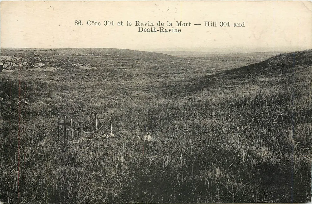Côte 304 e o Ravin da Morte — Hill 304 and Death-Ravine — n°86 - Frente