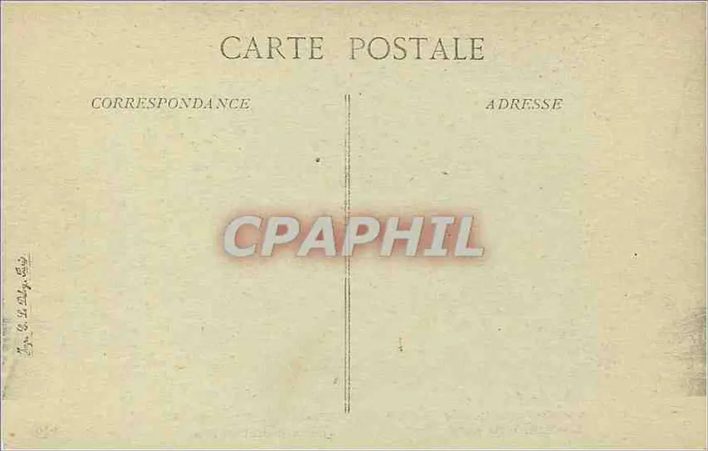 Cathédrale de Reims — bombardement en 1914 — ELD - Verso