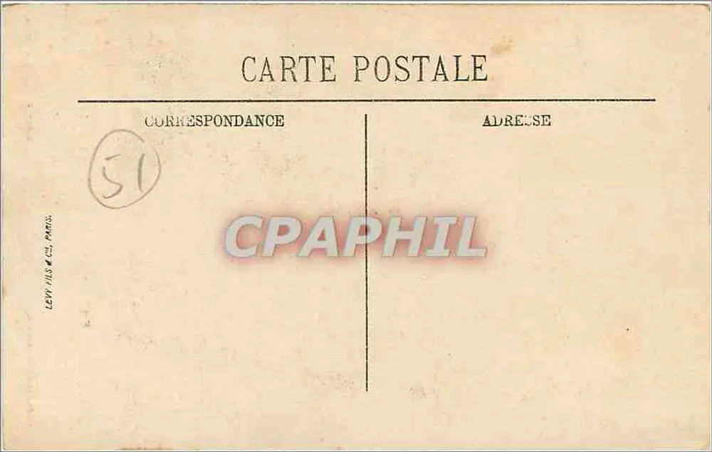 Kathedrale von Reims — Brand durch die Deutschen — 4 Uhr nachmittags — 14. September 1914 — Foto von M. Lavergne, Reims - Rückseite